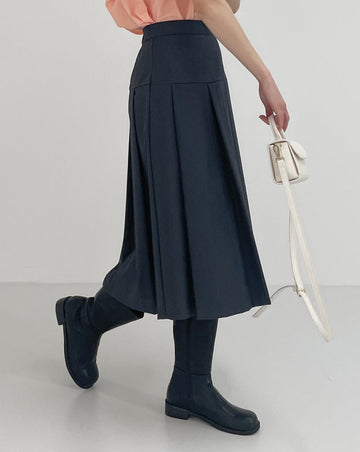 Abex Pleated Long Skirt